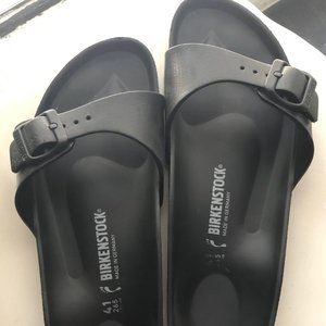BLACK BIRKENSTOCK EVA MADRID SANDALS - SIZE 41